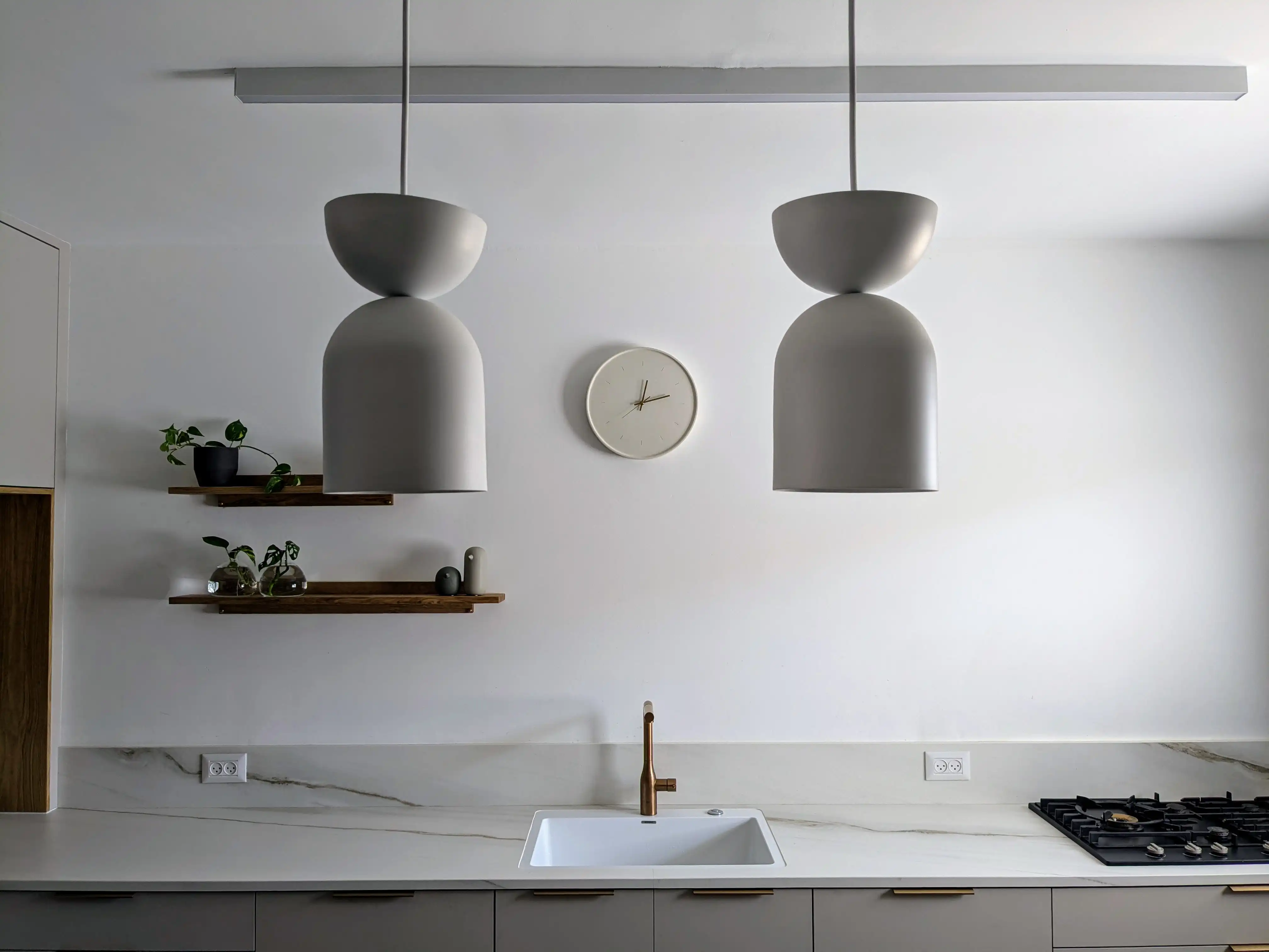 תאורה מטבח מודרני