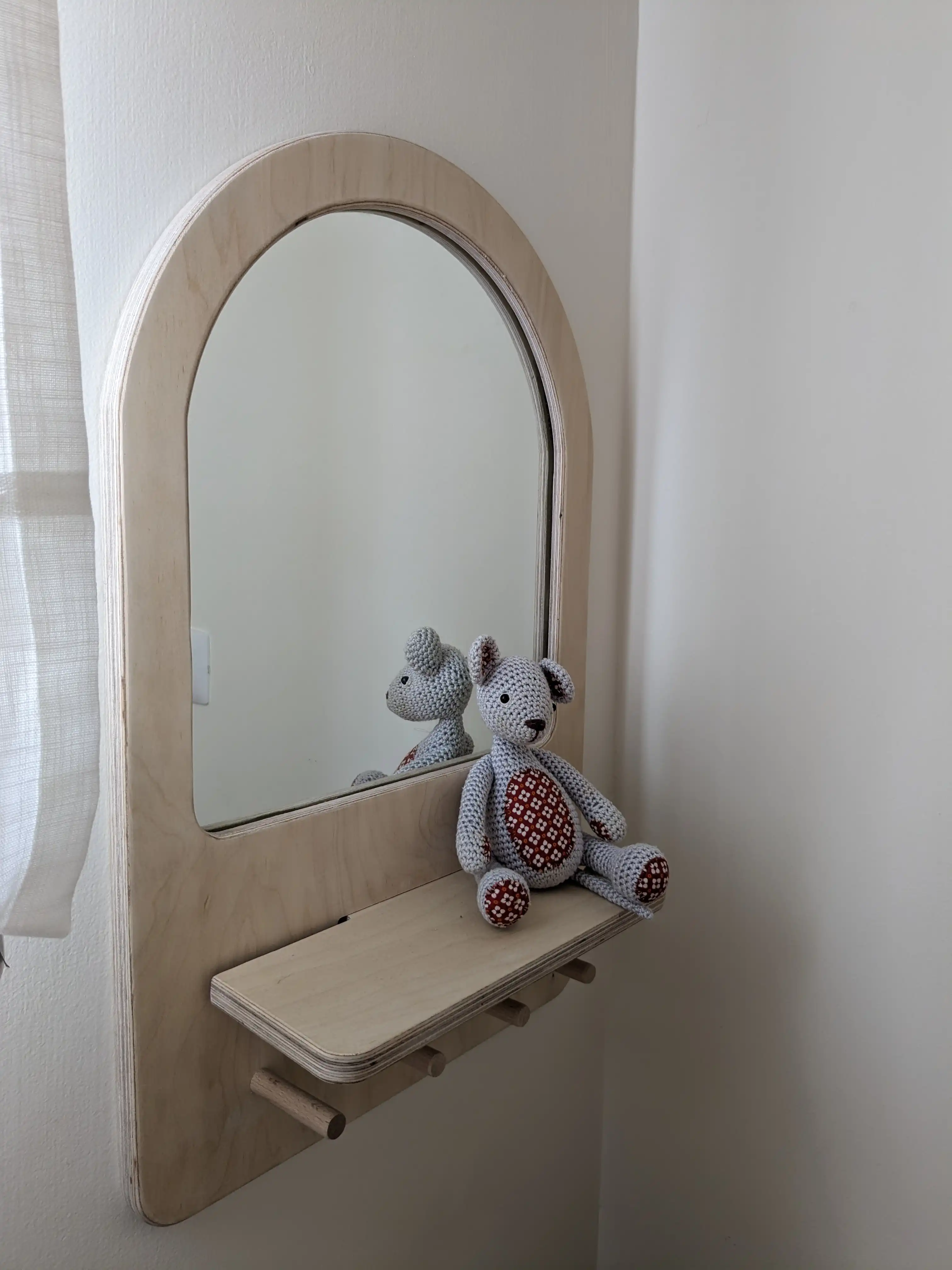 מראה מע בחדר ילדים